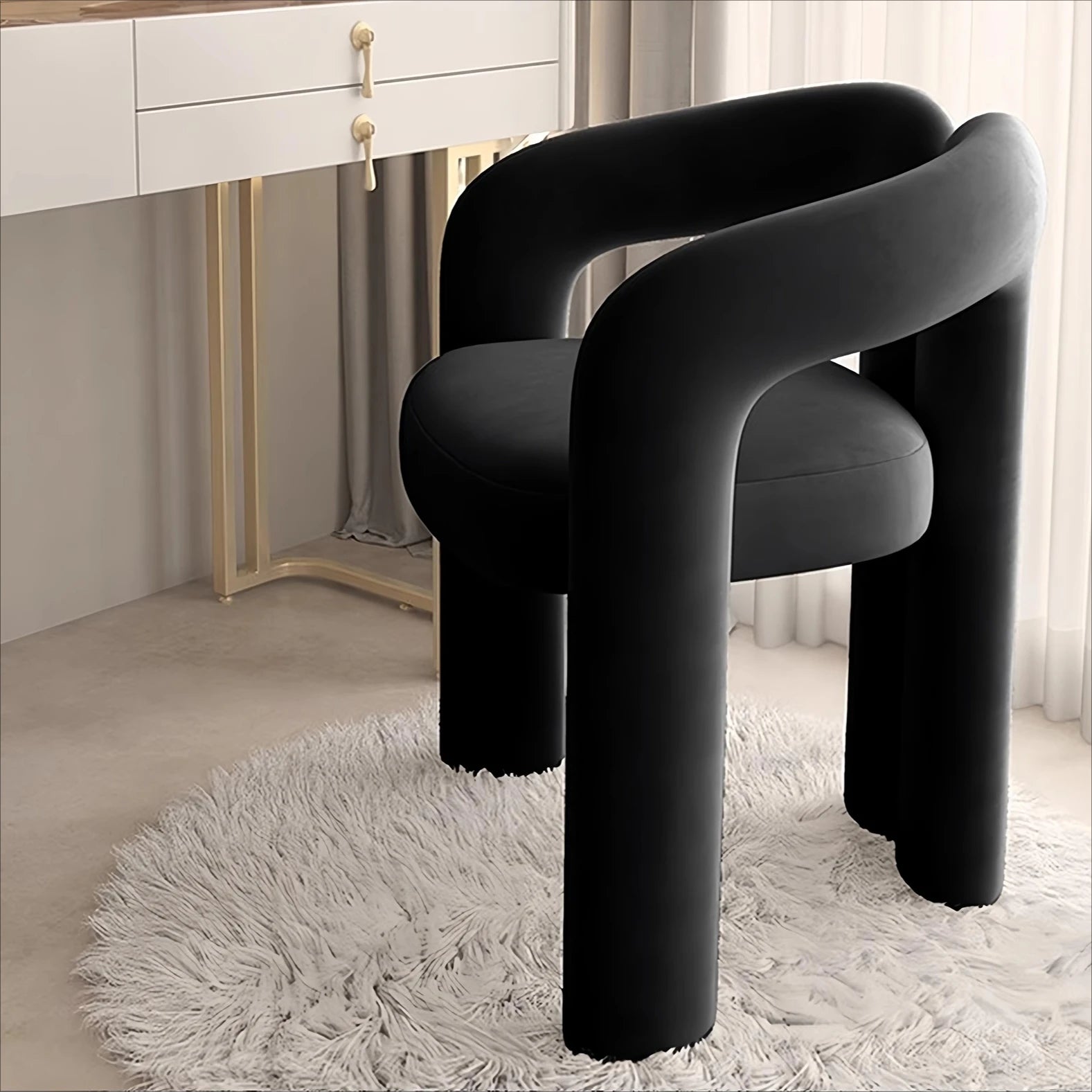 Chair for Bedroom Makeup Chair Modern Simple Bedroom Home Light Luxury Dresser Stool Chair