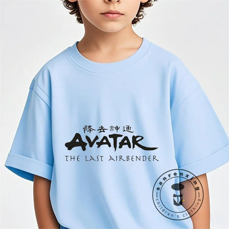 The Avatar 100% Cotton Children's -Shir T Shirt Brands 2025 Kids Spring Clothes Baby Summer Clothes Tops Girls