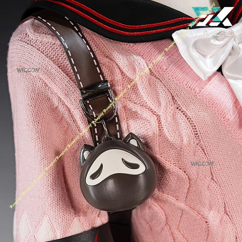 Ukinami Yuzuha Cosplay Costume Wig Game Zenless Zone Zero Character Outfit Autumn and Winter Sweater Coats Christmas Halloween