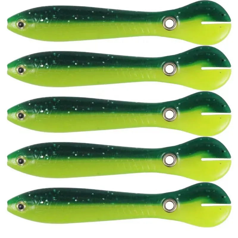 5pcs Fishing Soft Lure Plastic Baits 2g/6g Bionic Fishing Bait Outdoor Fishing Supplies Soft Bait Fake Bait
