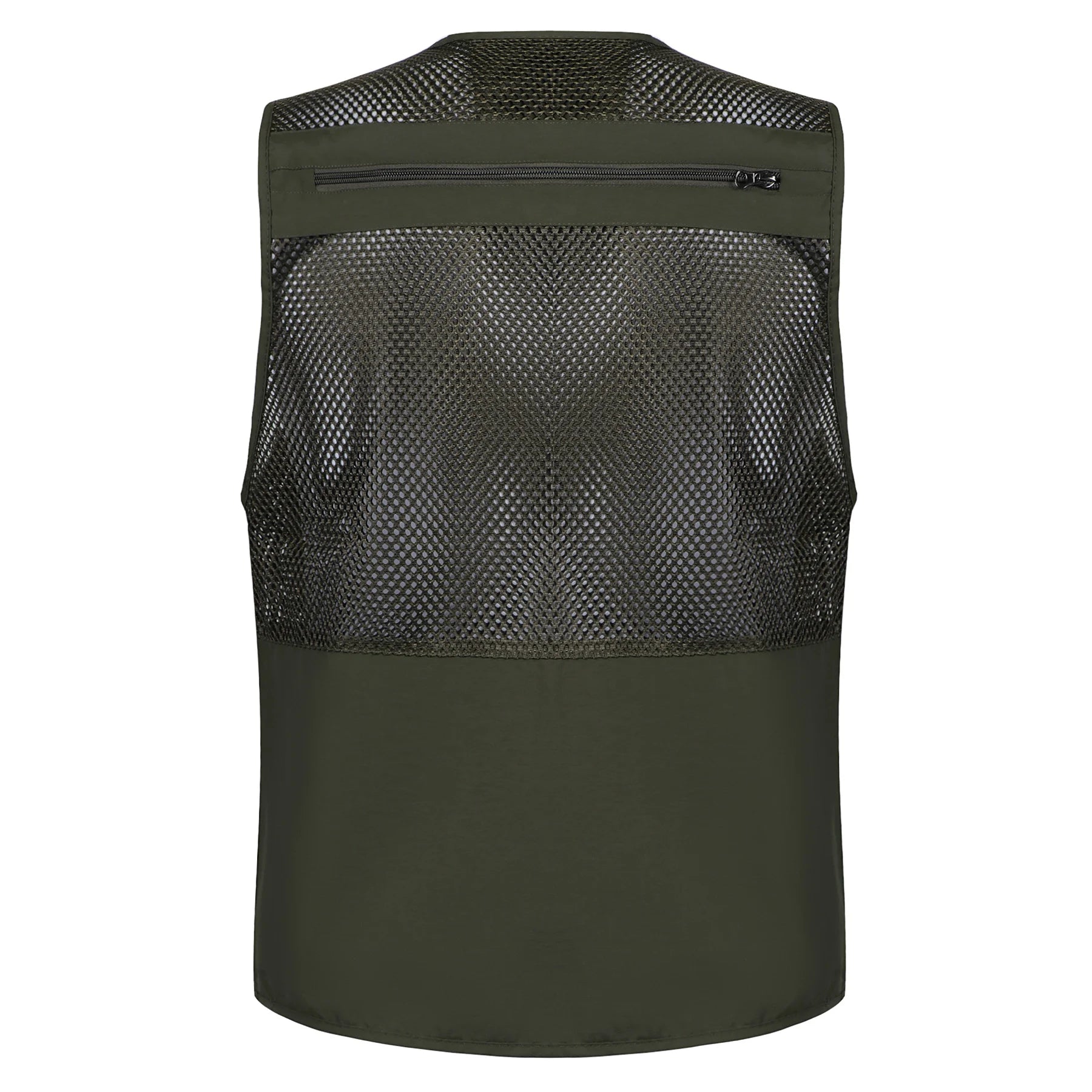 #%Men's Vest Tactical Webbed Gear Coat Summer Photographer Waistcoat Tool Many Pocket Mesh Work Sleeveless Jacket Male