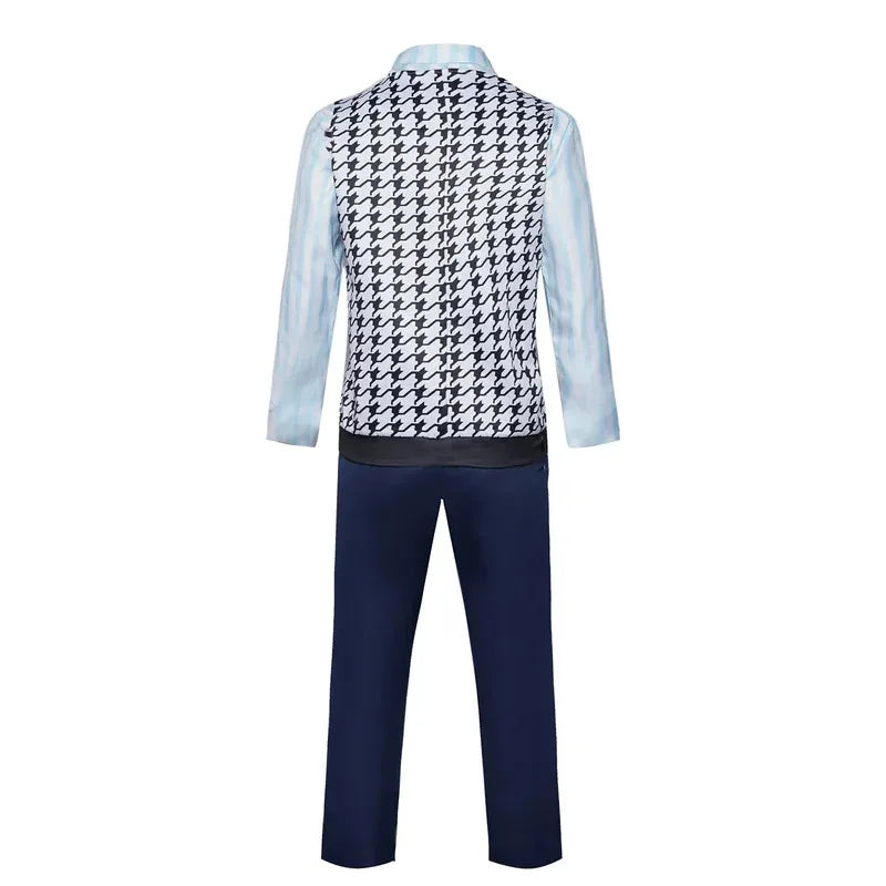 Anime Cartoon Movie Inside Out 2 Fear Cospaly Costume Adult Men Women Outfit Birthday Party Dress Up Halloween Roleplay Costume