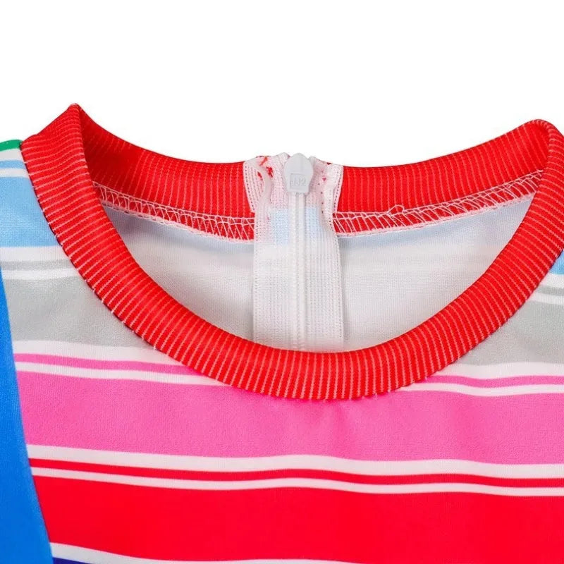 Halloween Child's Play Cosplay Bride of Chucky Costume for Kids Boy Girls Funny Horror Scary Birthday Party Christmas Costume