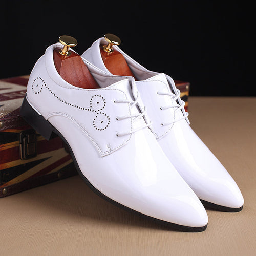 Men Leather Shoes Men Business Casual Dress Shoes Business Casual