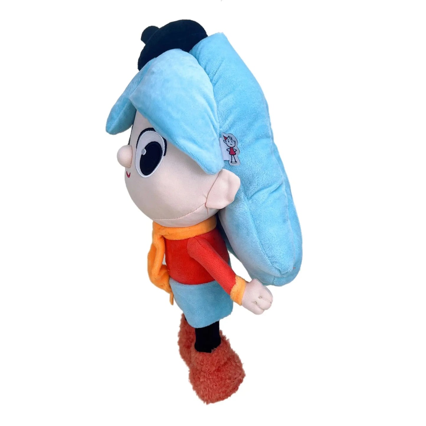 Hilda twig Adventure King Hilda Plush Toy Blue Hair Girl Goes to Town Doll Children's Birthday Gift for Friends