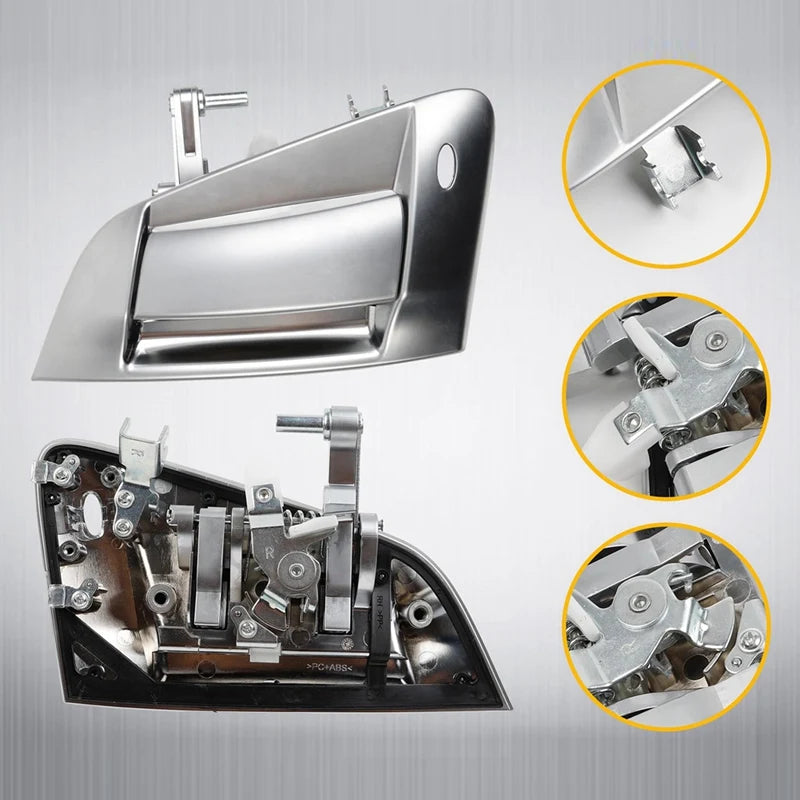 X-T 1 Pair Exterior Front Left & Right Side Door Handle Assembly For Nissan 370Z 2009-2018 80607-1EA0B 80606-1EA0B