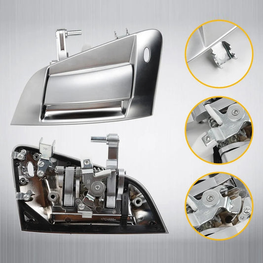 X-T 1 Pair Exterior Front Left & Right Side Door Handle Assembly For Nissan 370Z 2009-2018 80607-1EA0B 80606-1EA0B