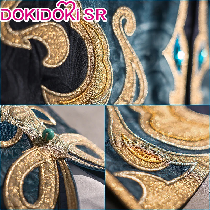 IN STOCK Xingqiu Cosplay Game Genshin Impact Cosplay Costume DokiDoki-SR Xing Qiu Genshin Impact Cosplay Halloween