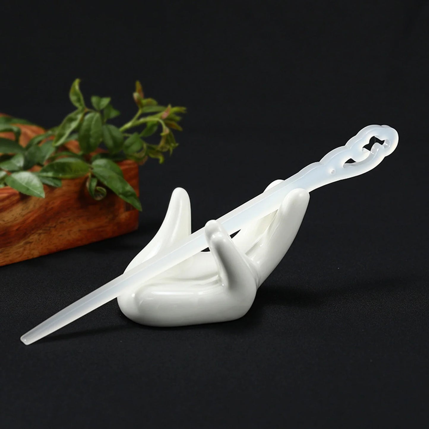 Vintage French Hair Stick Acetate Acid Hair Pin Side Clips Women Girls Ponytail Holder Hair Accessories DIY Retro Hairstyle Tool