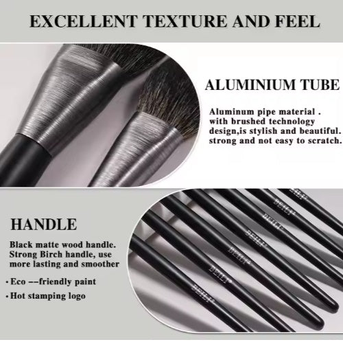 BEILI Low MOQ Ship Fast Custom High Quality Make Up Brushes Wholesale