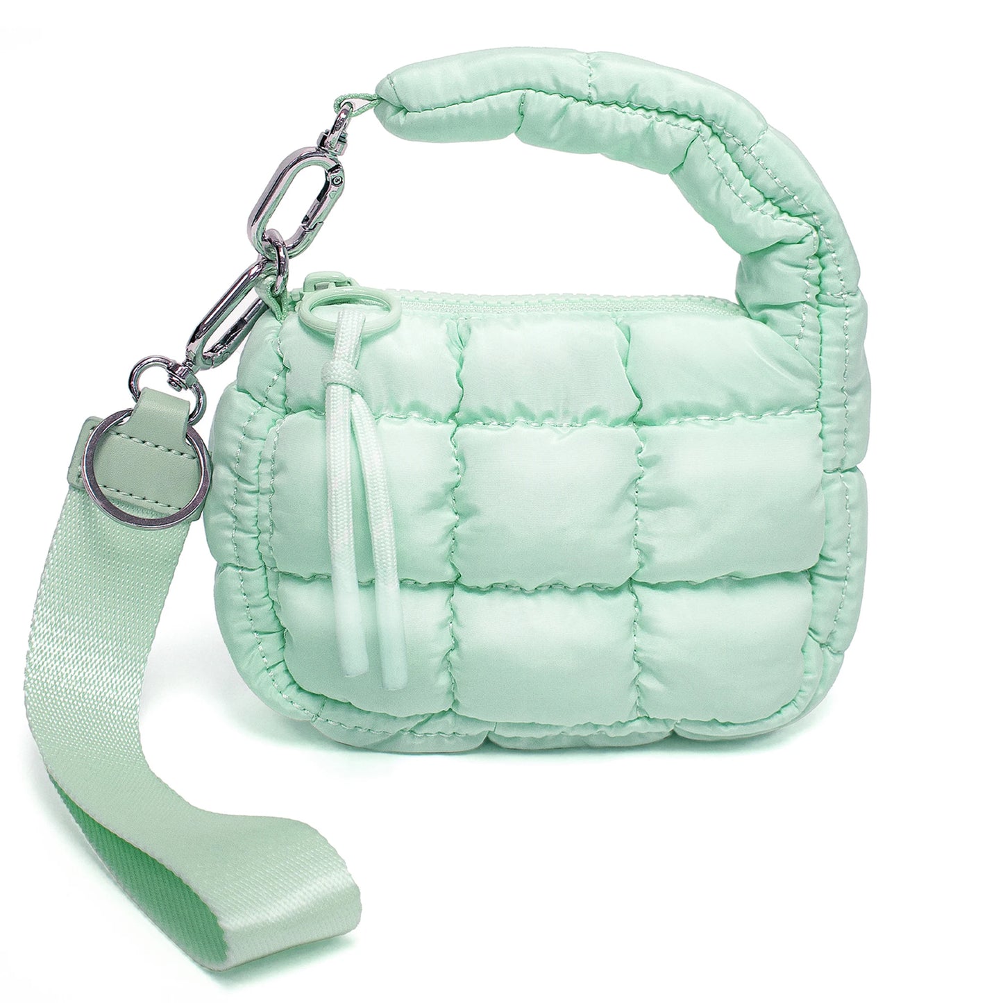 Mini Lipstick Bag Quilted Coin Bag Same as Free people Cosmetic Bag Cute Puffer Handbags Makeup Pouch Christmas Gift for Women