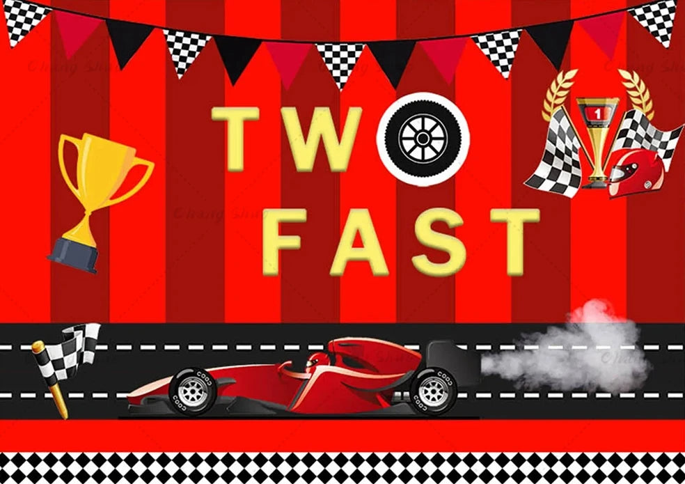 Cars Backdrop Kids Birthday Party Cake Table Decorations Photography Background Lightning McQueen Racing Party Decor Supplies