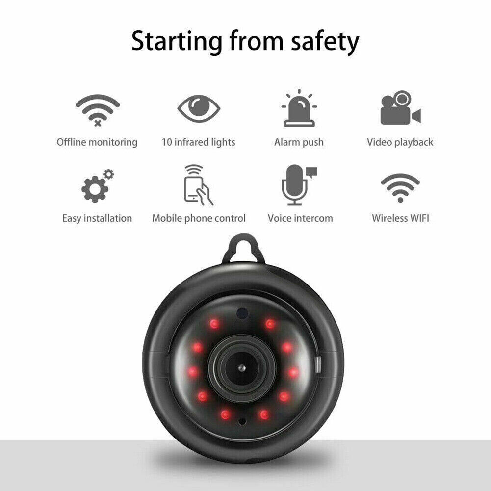 CCTV Camera WiFi 1080P Wireless IR Indoor Outdoor Security Night