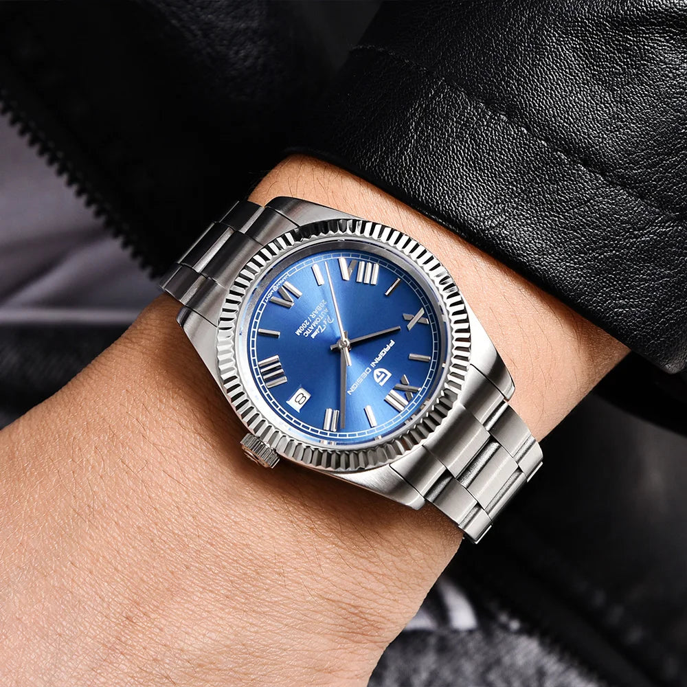 2025 Pagani design mechanical watch men's fashion automatic watch men's Roman time scale 200 m waterproof men's watches gift box