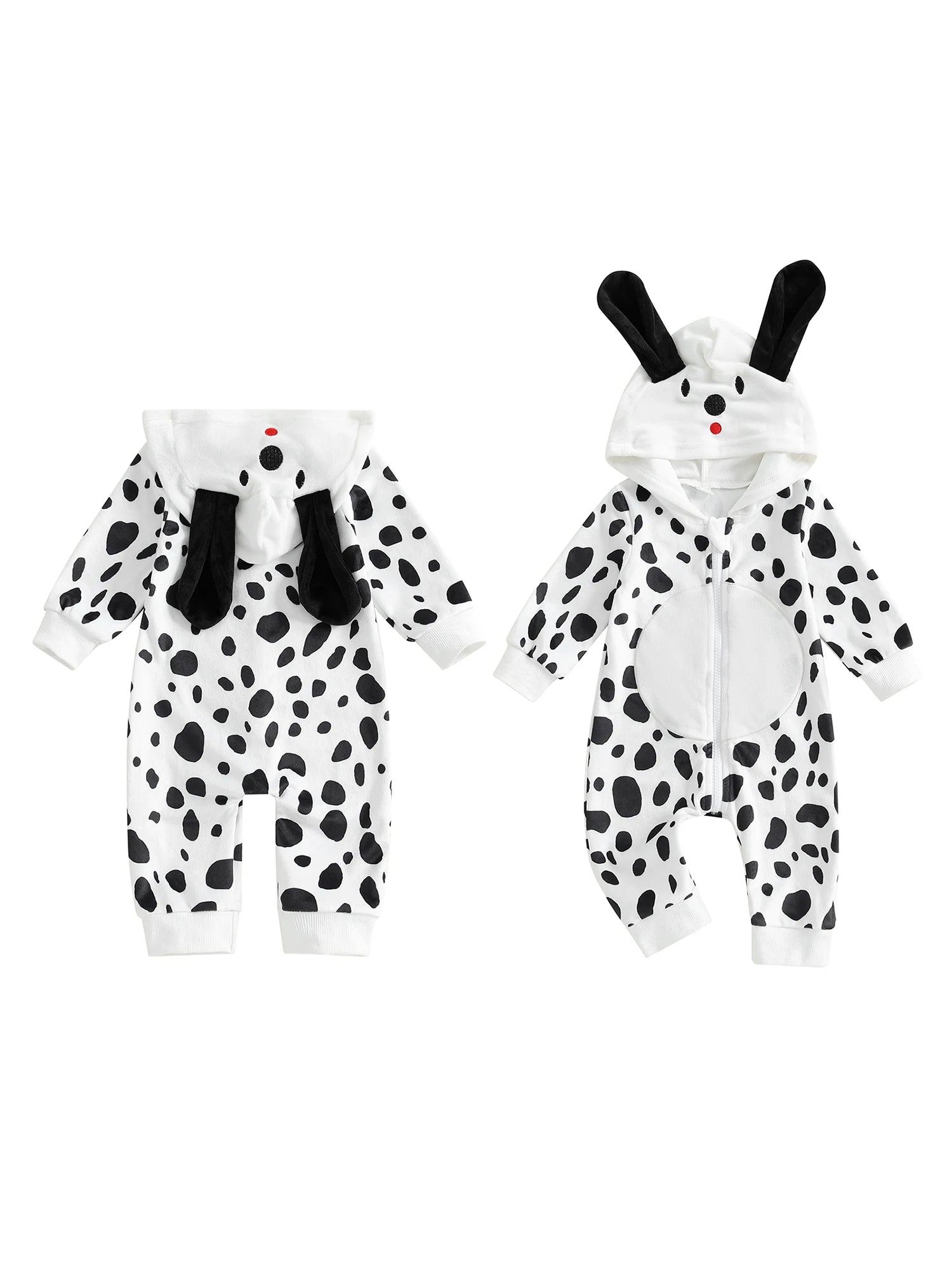 Pet Christmas Costume Santa Claus Hoodie Jumpsuit Winter Warm Fleece Coat Xmas Holiday Outfit for Small Medium Large Dogs