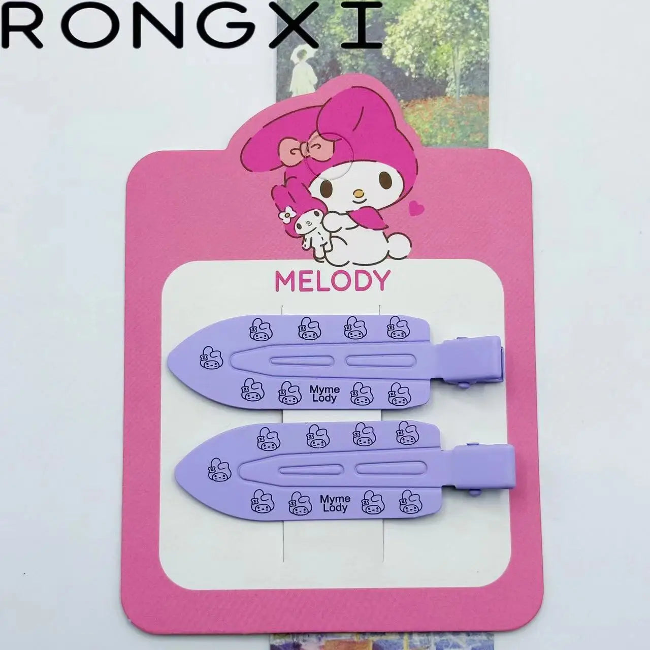 2pcs Hello Kitty Seamless Hairpin Cute Cartoon Sanrio BB Hair Clip Accessories Girl Headwear Bangs Clip Sweet HairClips Gifts