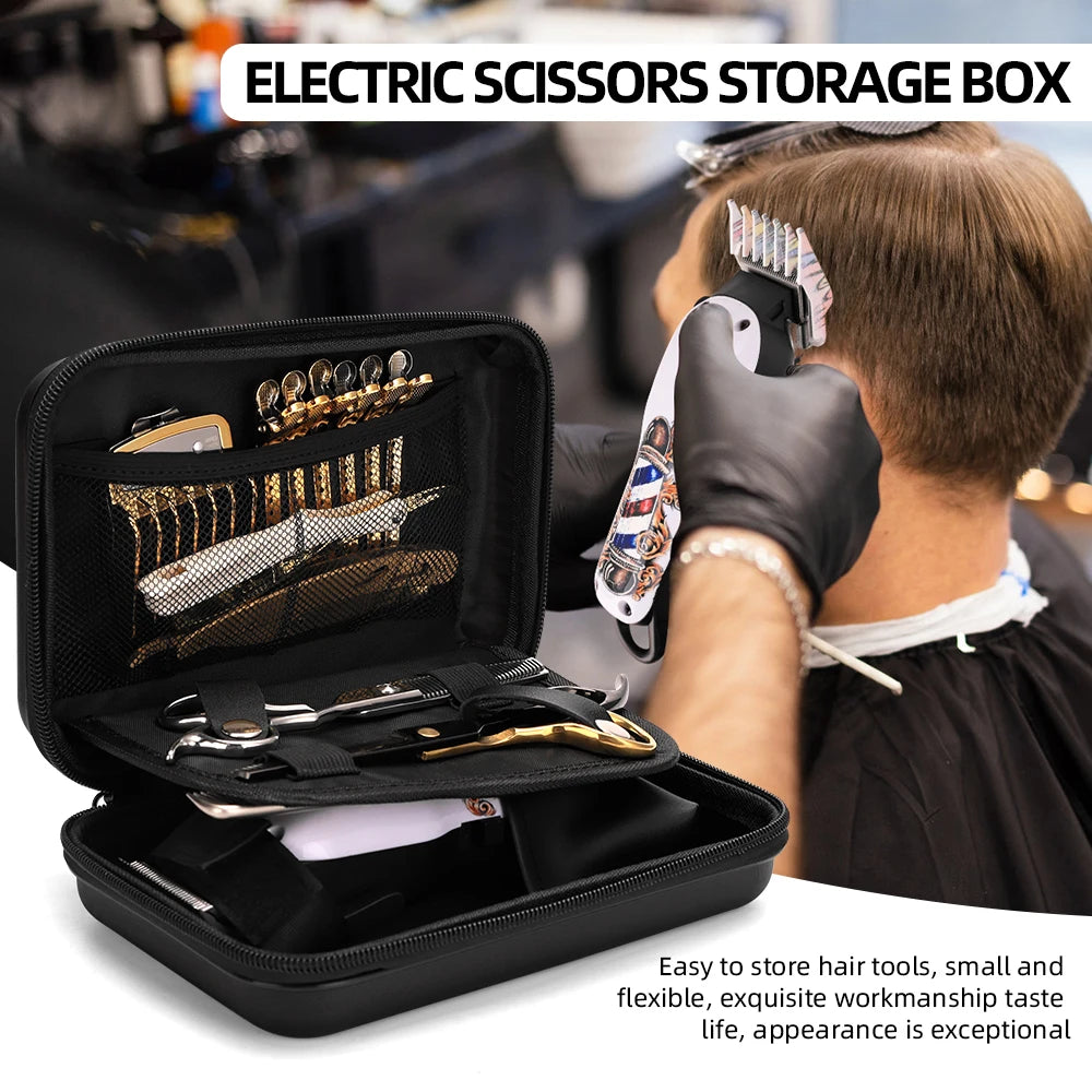 Speciality Barber Box Shockproof Hair Scissors Case Bag Barber Resistance Trimmer Suitcase Waterproof High-capacity Styling Tool