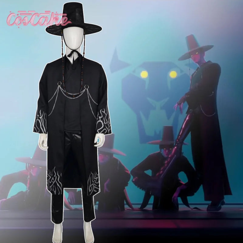 KPop Demon Hunters Saja Boys Jinu Cosplay Costume Uniform Halloween Carnival Party Christmas Play Role Clothes Clothing