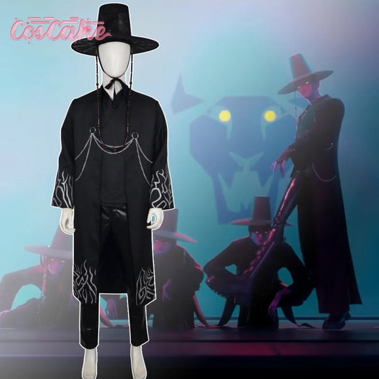 KPop Demon Hunters Saja Boys Jinu Cosplay Costume Uniform Halloween Carnival Party Christmas Play Role Clothes Clothing