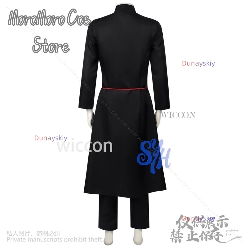 Jinu Boy Group Sajaboys Cosplay Anime Movie Kpop Demon Handsome Uniform Vampire Goth Punk Long Coat Korea Idol Halloween Suit
