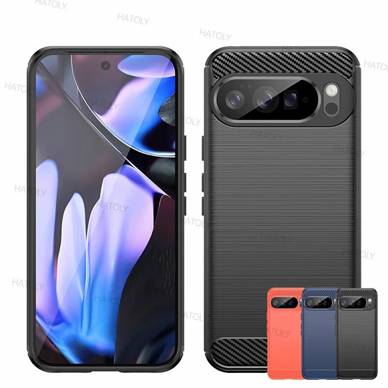 For Google Pixel 10 Pro XL Case Google Pixel 10 Pro XL 5G Cover Shockproof Luxury Silicone Brushed TPU Protective Phone Cover