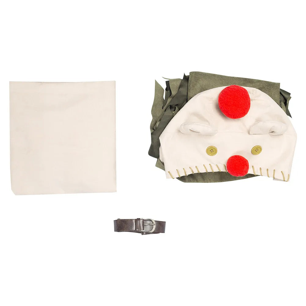 Intergrade Yuffie Kisportabi Moogle Cloak Cosplay Costume Adult Fantasy Hooded Coat Disguise Outfits Halloween Carnival Suit