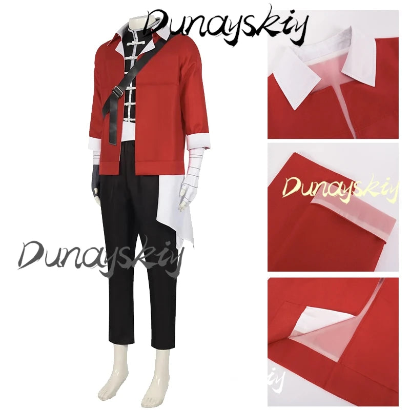 Anime Frieren Beyond Journey's End Stark Cosplay Wig Coat Pants Outfit Costumes Men Women Role Play Cosplay Customized