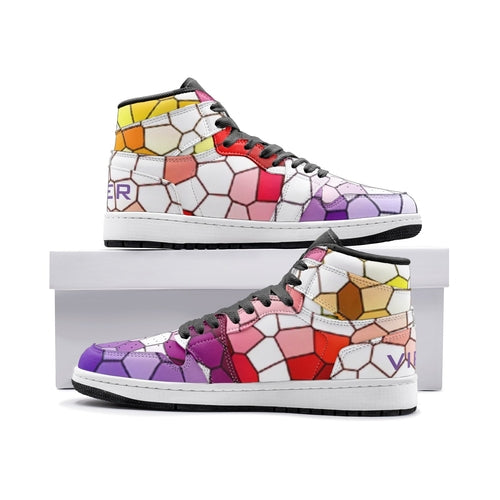 VIPER HIP HOP SHOES High Top Style 55TO 02 Mosaic Sneakers