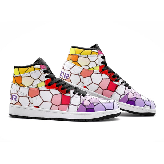 VIPER HIP HOP SHOES High Top Style 55TO 02 Mosaic Sneakers