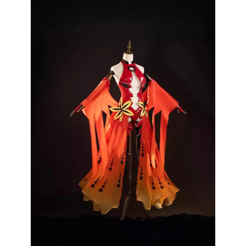 Anime Roleplay AGCOS Guilty Crown Yuzuriha Inori Cosplay Costume Woman ギルティクラウン Christmas Uniform Clothes Cosplay Halloween Suit