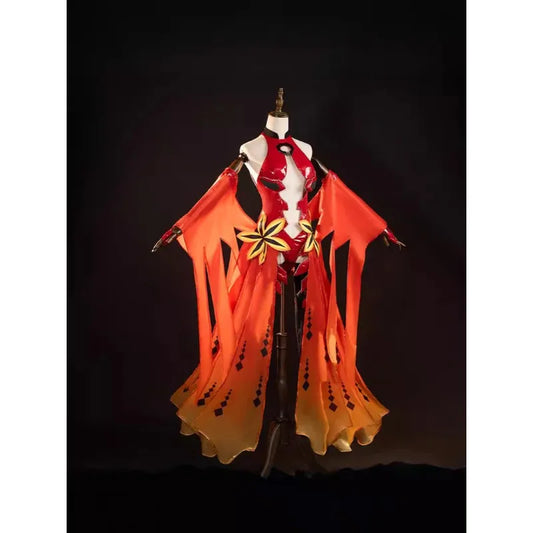 Anime Roleplay AGCOS Guilty Crown Yuzuriha Inori Cosplay Costume Woman ギルティクラウン Christmas Uniform Clothes Cosplay Halloween Suit