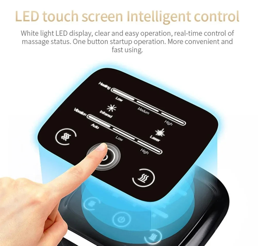 Multifunctional Smart Cordless Knee Massager Vibration Knee Relaxing Massage Machine Joint Knee Device Gifts for Grandma Grandpa