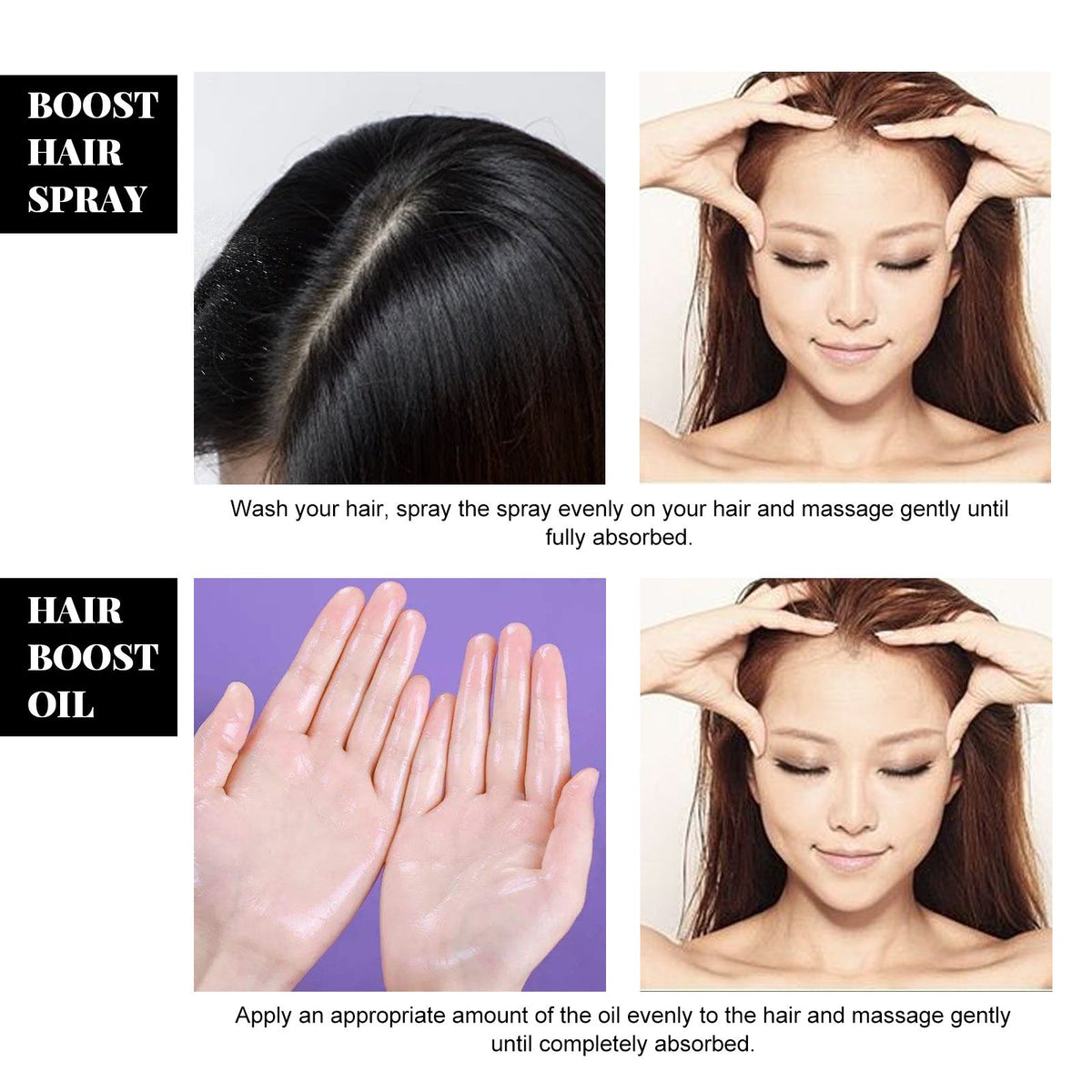 BananaGlow™ Hair Recovery Elixir – Root Booster & Split-End Repair