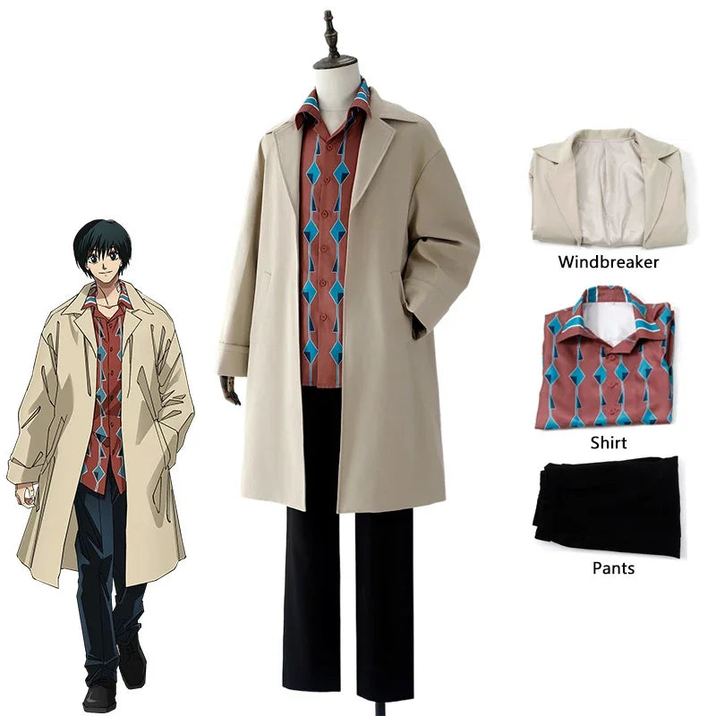 Sakamoto Days Anime Yoichi Nagumo Cosplay Costume Coat Shirt Pants Cos Convention Daily Wear Gift Halloween Carnival Party