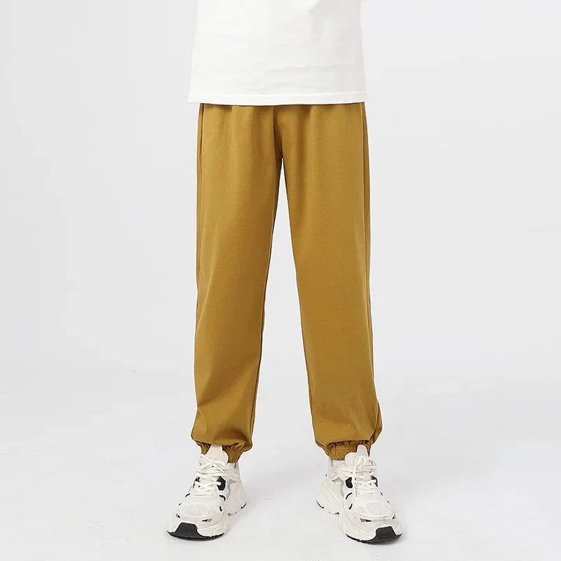 Boys' Cotton Sweatpants Unisex Toddler Jogger Pants Spring Baby Pants Children's Mosquito Trousers Summer Girls' Casual Clothes