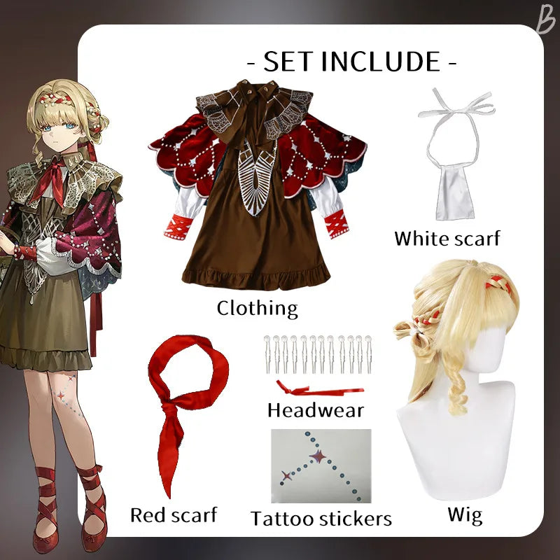 Reverse 1999 Kiperina Cosplay Costume Adult Carnival Uniform  Anime Halloween Party Costumes Masquerade Women Game