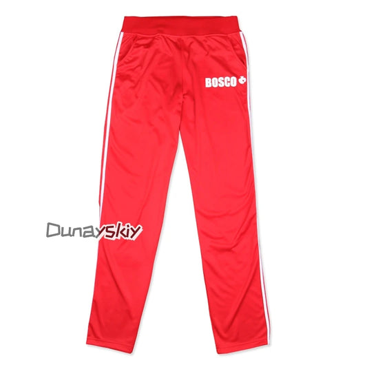 Anime Yuri Plisetsky Victor Nikiforov Cosplay 코스프레 Red Blue Coat Jacket Pants Anime Unisex Halloween Sportswear for Women Men