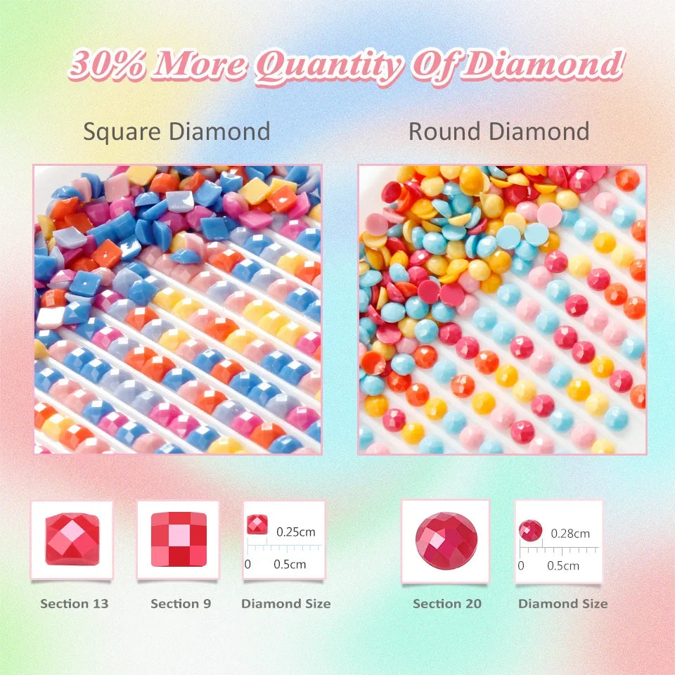 Disney 5D Diamond Embroidery Jack Rhinestone Pictures Painting Cartoon Full Drill Mosaic Nightmare Before Christmas Holiday Gift