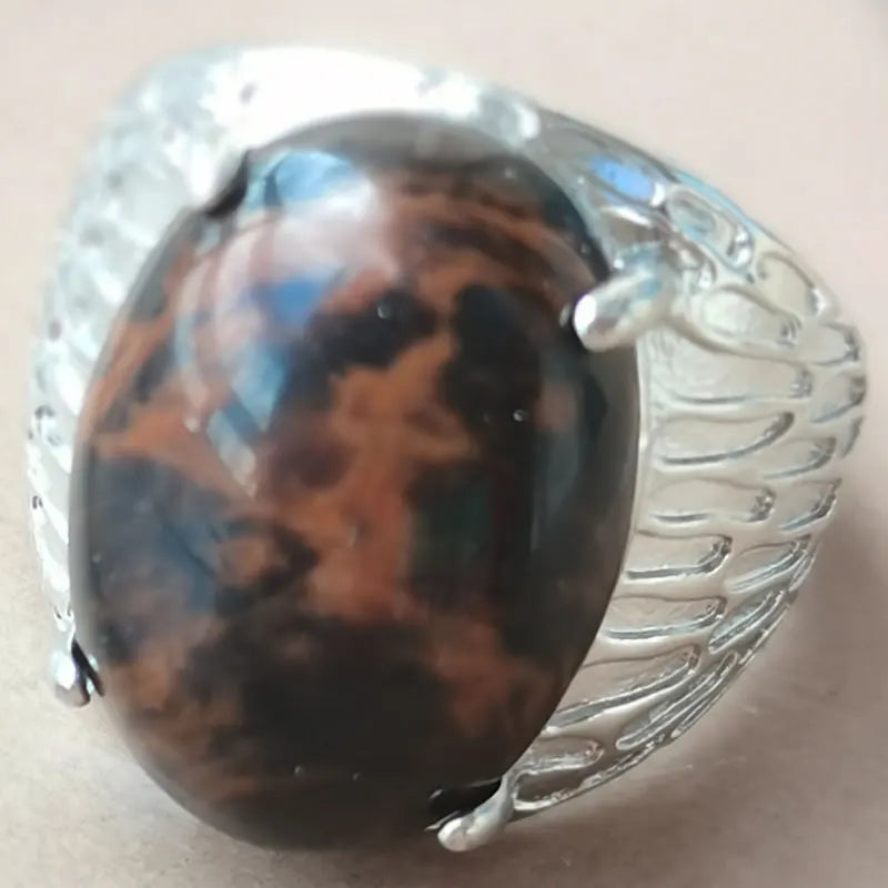 Beautiful jewelry  Malachite Bead Ring  PWB1193