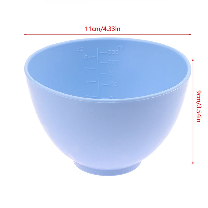 Colorful Silicone Face Mask Bowl Mask Stick Big Face Mask Powder Mixing Bowl Masks Brush Skin Face Care Tool