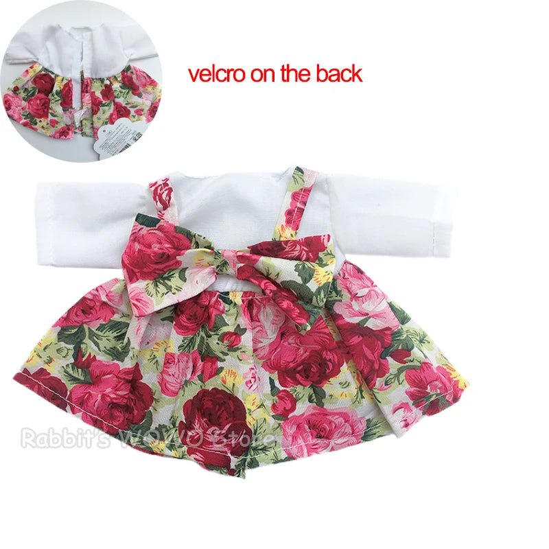 1PC Lovely Maid Outfit Suit Dress Clothes for 25cm Mellchan Baby Doll Accessories Fit 1/6 BJD Doll Girls DIY Gifts