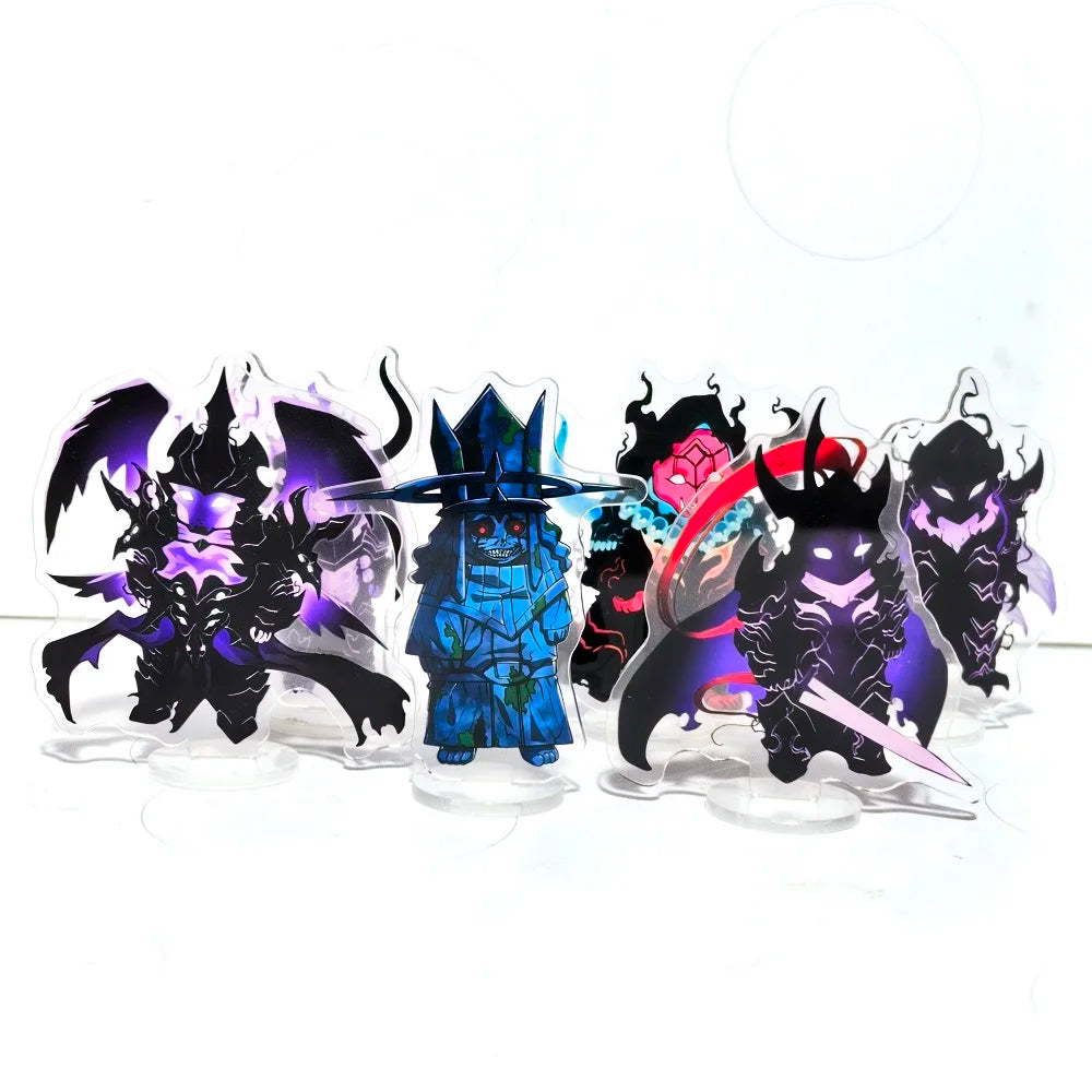 Anime Solo Leveling Sung Jinwoo Acrylic Stand Model Plate Decoration Desk Figure Display Friends Gift Game Related Products