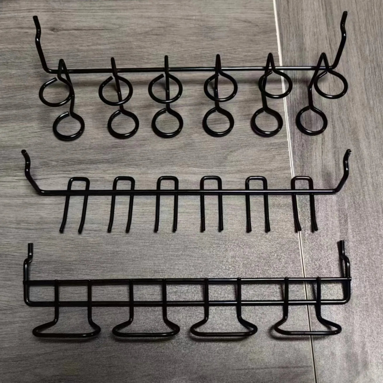 3pcs slat wall pegboard tool storage rack, hammer, brush, screwdriver and Pegboard Accessories storage kits