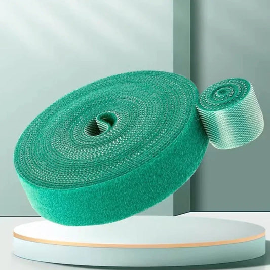 3 Rolls Green Garden Twine Plant Ties Nylon Plant Bandage Garden Hook Loop Bamboo Cane Wrap Support Garden Accessories