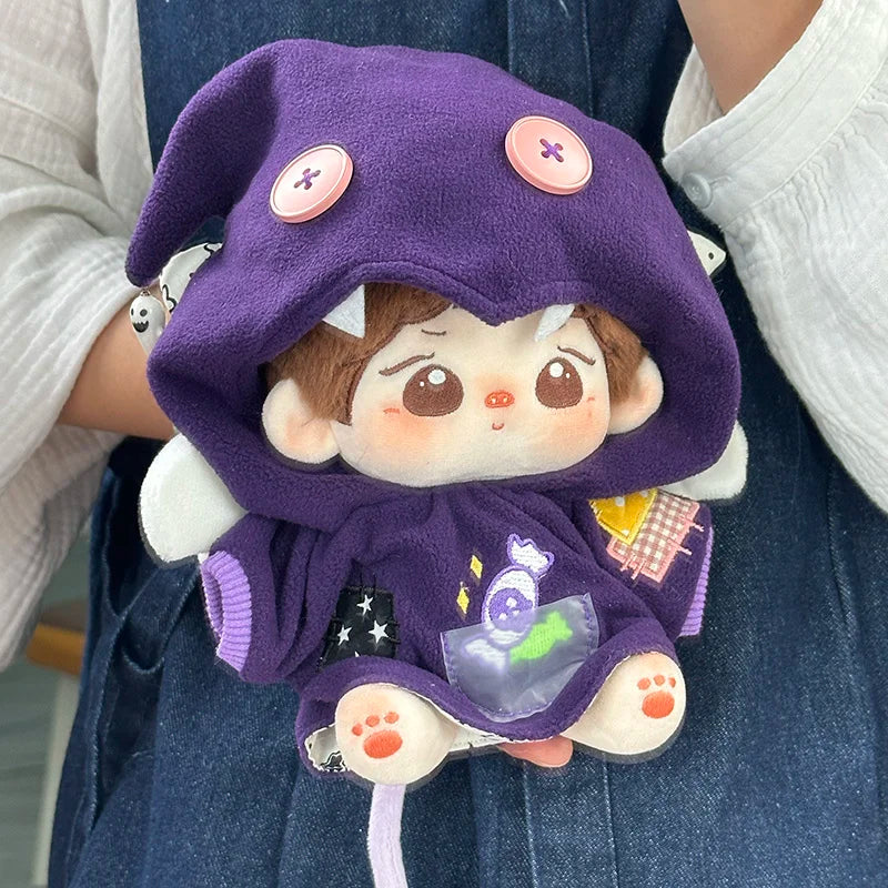 Only Clothes Original Ghost Ghost Cotton Doll Dress 10/15/40cm Doll No Attribute Cute Fashion Clothes Halloween Hoodie