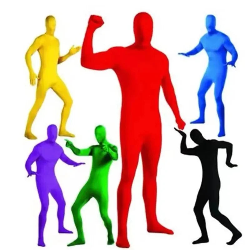 2025 New Halloween Green Screen Suit Chroma Key Jumpsuits for Skin Body Movie Video Invisible Effect Photographic Filming St ★☆★