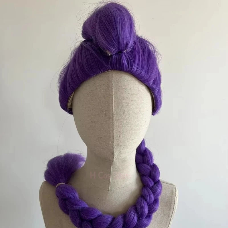 Rumi Mira Zoey Cosplay Wig KPOP Demon Hunters Anime Cosplay Huntrix Women Halloween Party Cosplay Costume Props 120cm Long Hair