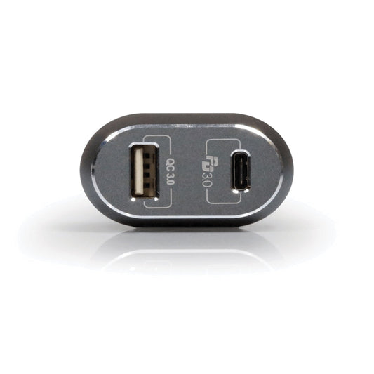 PORT CAR CHARGER USB + TYPE C PD 57W