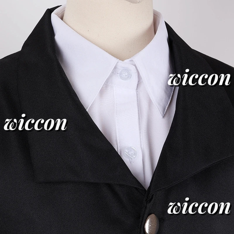 Enmu Demon Cosplay Costume Coat Shirt Pants Glove Wig Halloween Party Men Women