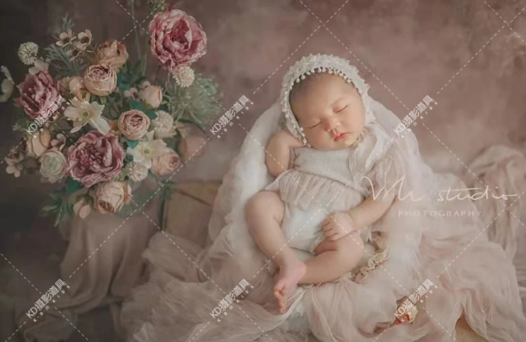 New Photography Props Oil Painting Style Newborn Shooting Clothes newborn photography outfit одежда для фотосессии